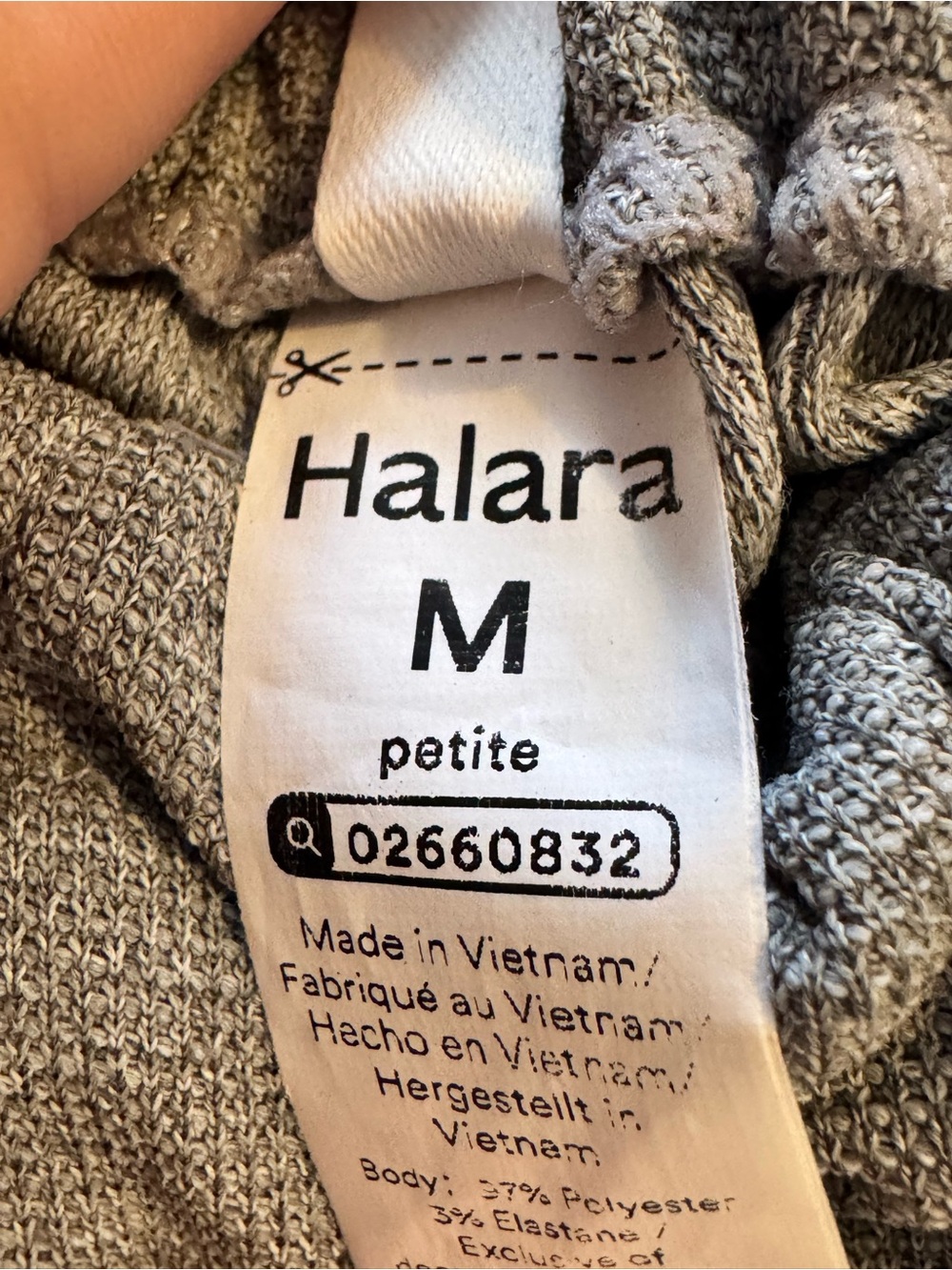 Classic Wide-Leg Gray HALARA Pants - Picture 4 of 4